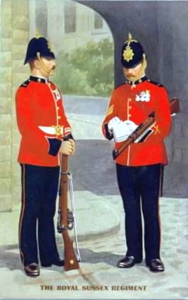 Royal Sussex Regiment 1914 Gale & Polden